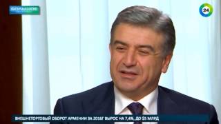 Карен Карапетян: "Мы выделяем  пять основных  отраслей роста экономики Армении".