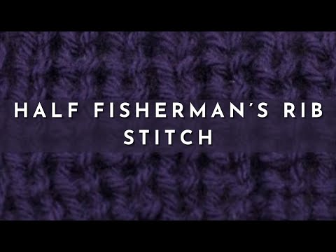 【YOURNUS】Potent Stitch Half Knit How to Knit the Half Fisherman's Rib Stitch | Knitting