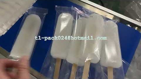 Ice Pop flow wrapper machine，Ice Pop flow packaging machine,Popsicle packaging machine,Ice cream bar