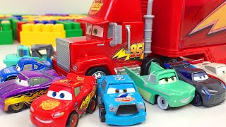 Cars Toys Lightning Mcqueen and Friends Mini Racers Mack Truck Transporter