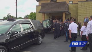 Funeral honors fallen New Baden officer David Jordan