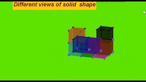 Visualization of Solid Shape || top view || front view || side view || class 7ll Class8 ||chapter 15