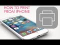 How To - Print wirelessly from iPhone, iPad, or iPod Touch