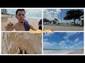Primeira vez na praia e quase fui levado pelo MAR 😂🌊- VLOG