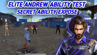 ELITE ANDREW CHARACTER ABILITY FULL DETAILS || awaking ability of Andrew || Andrew''The Fierce'' !!!