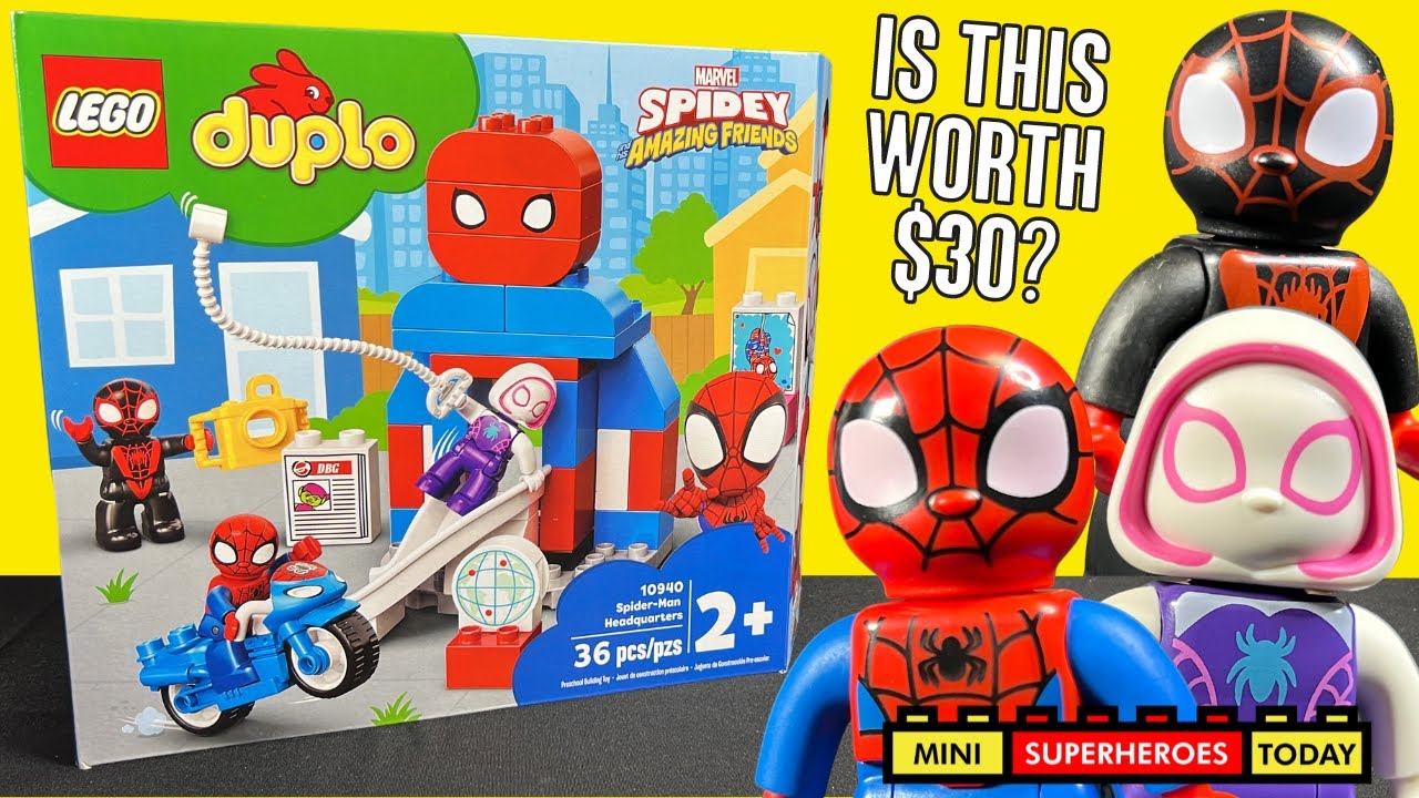 Huiswerk maken offset knal LEGO DUPLO Spider-Man Headquarters REVIEW (Yes, I am Actually Reviewing  DUPLO...) - YouTube