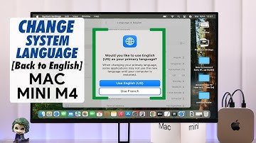 How To Change System Language On Mac Mini M4! [Switch Back To English]