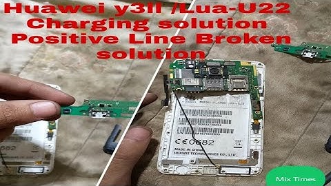 Huawei y3ll / Lua-U22 charging solution y3 charging positive Line Broken solution #chandmobilelab