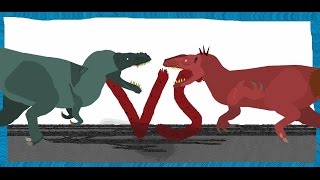 Pivot Battle Arena: Tyrannosaurus rex VS Allosaurus