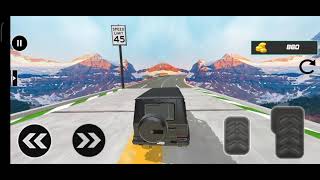 😸Drive the endless 😼highway🙀 offroad jeep🙀 racing game. 4x4 outlaw race 3D hill road screenshot 4
