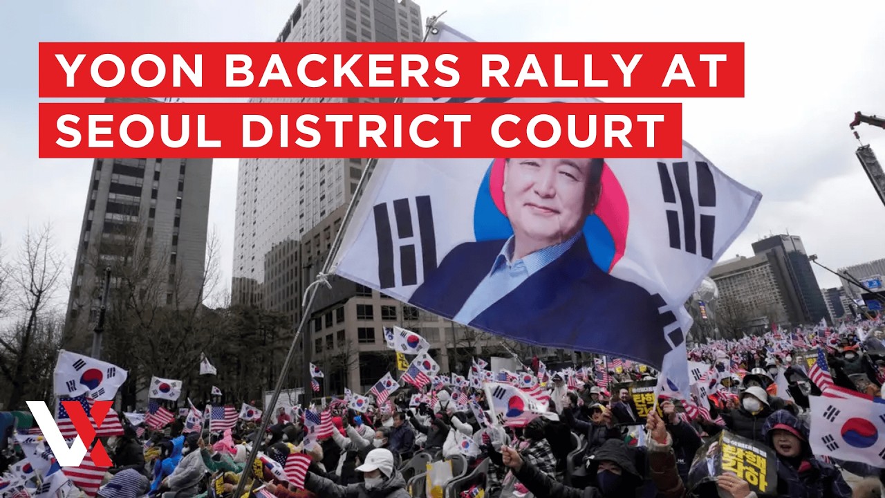 LIVE | Former Pres Yoon Supporters Gather As Seoul Court Rules on Martial Law Insurrection | VERTEX