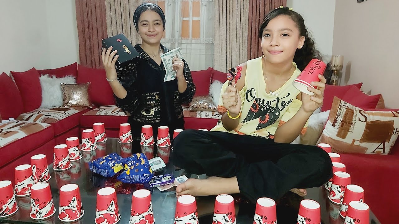 كسبنا فلوس كتير💶💸فى لعبة مين اسرع🥤🥤