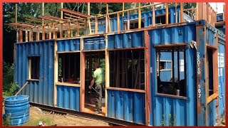 Man Builds Amazing DIY Container Home | LowCost Housing | @choigotv001
