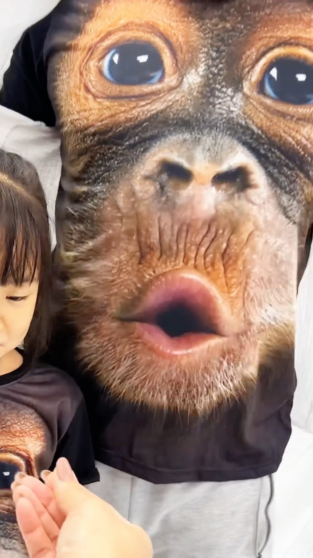 blowing monkey ?? LeoNata family #shorts