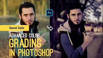 Advanced level Color Grading in Photoshop | Secret Tools | short clip | #Photoshop skills