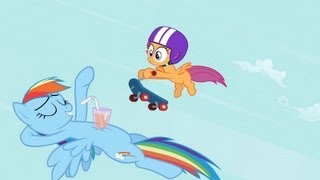 Rainbow Dash & Scootaloo - Nice Moves, Kid. Nice Moves? Rainbow Dash Thinks Ive Got Nice Moves