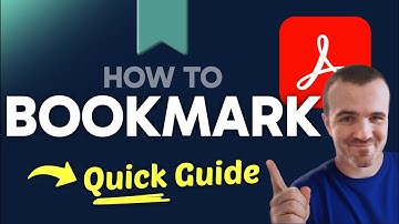 How to BOOKMARK in Adobe Reader (Step by Step) 2025