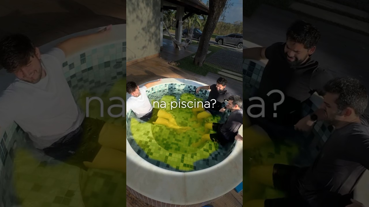 É POSSIVEL SABER QUEM SUJOU A PISCINA?