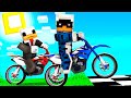 GARA CON LE MOTO DA CORSA SU MINECRAFT - ITA