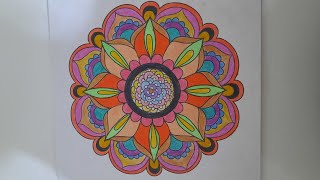 Mandala Boyama | Yetişkinler için Aşk ile Boya Mandala Kitabı