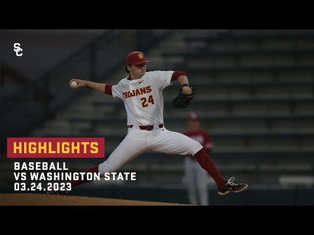 Baseball - USC 13, Washington State 3: Highlights (3/24/23) 
