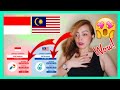 Indonesia vs Malaysia Country Comparison- Reaction