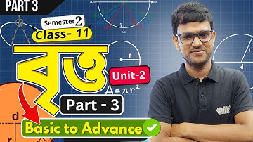 বৃত্তের অঙ্ক - Part 3 | স্থানাঙ্ক জ্যামিতির অঙ্ক | Math | Unit 2 | Semester 2 | Class 11| elit