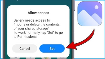 Allow Access Gallery Needs Access To Modify Or Delete The Contents Of Your Shared Storage