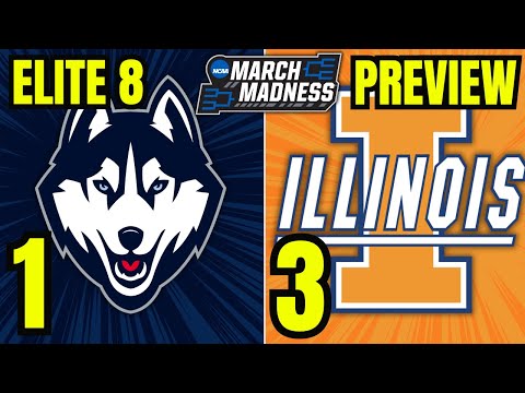Illinois vs. UConn Preview and Best Bet - 2024 NCAA Tournament Predictions - Elite 8