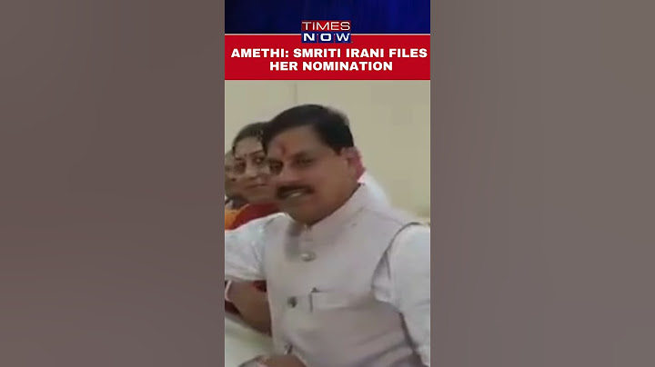BJP's Smriti Irani Files Her Nomination For Lok Sabha Elections 2024 #amethi #shorts