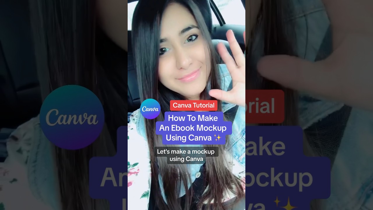How To Make An Ebook Mockup Using Canva! #canvatips #canvatutorial
