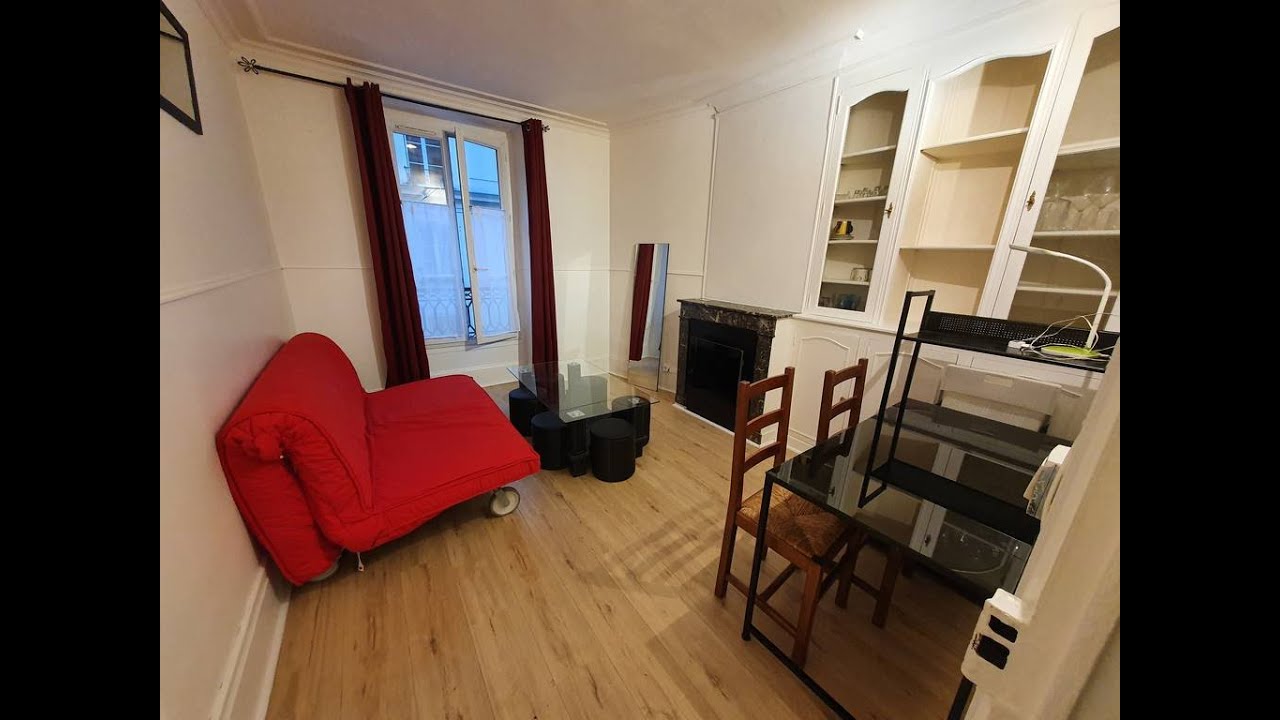 Vidéo Location meublée appartement 2&nbsp;pièces 32&nbsp;m² Paris 17E (75017)