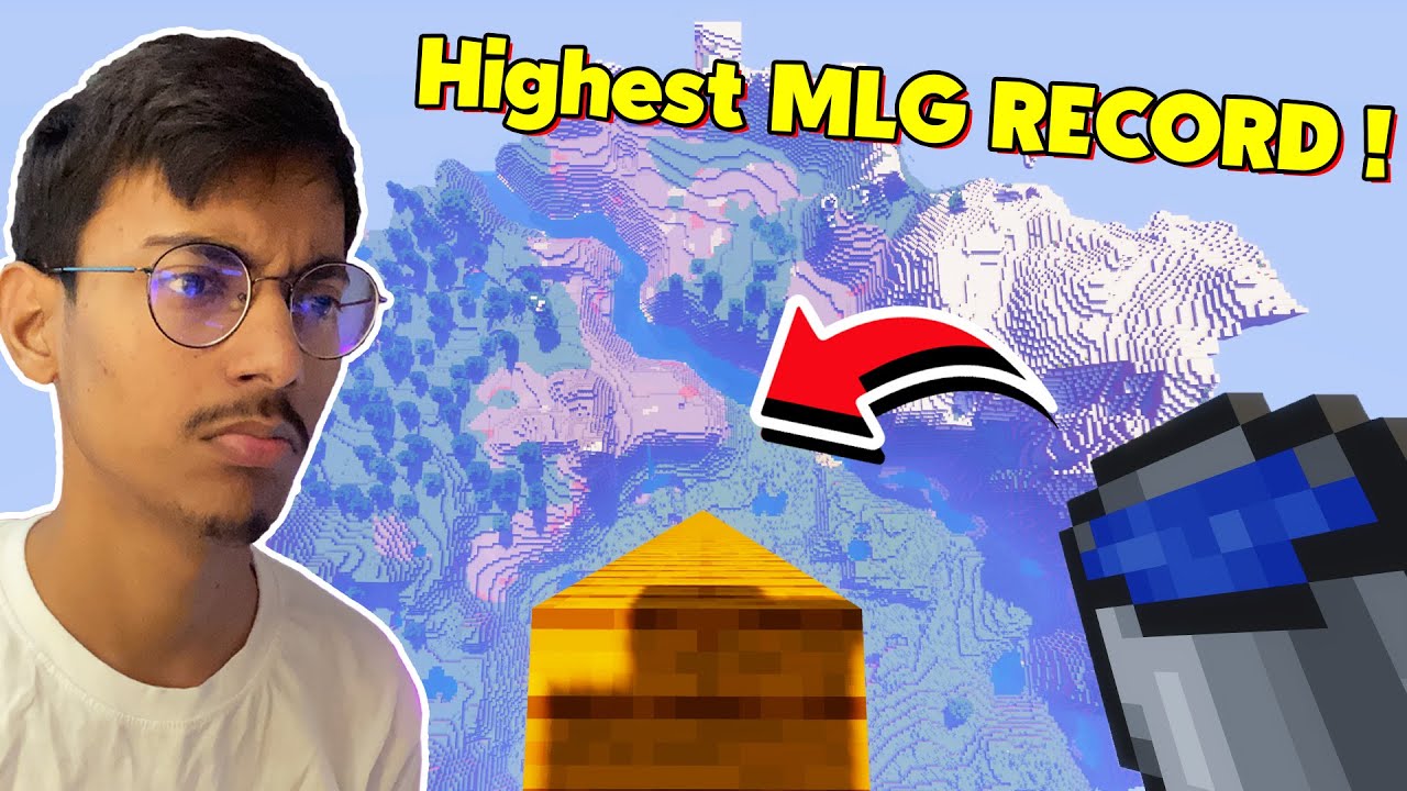 Creating WORLD RECORD in HIGHEST MLG Clutch in Minecraft !!!