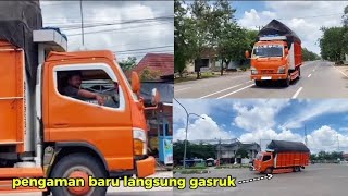 ⛔Sam Arya kembali oleng parahh!! Truk HEREX SHOPEE pengaman baru langsung gasruk?? 🔥😱