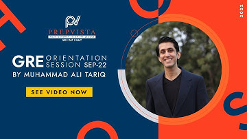 GRE Orientation Session