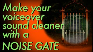 Make your voiceover sound cleaner with a noise gate