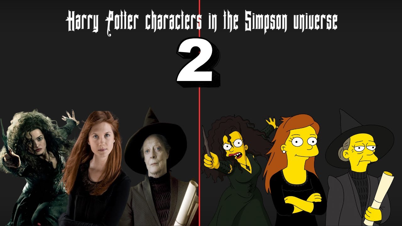 Harry Potter Characters in The Simpsons Universe | AI Crossover (Part 2)