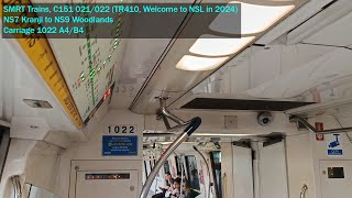 [Welcome onto NSL in 2024] SMRT Trains - KHI C151 [021/022] [Kranji → Woodlands]