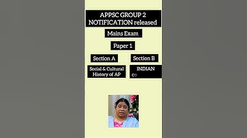 APPSC GROUP 2 Mains syllabus #appsc #group2 #andhrapradesh