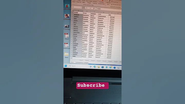 How To Separate Data Column Wise/ text to column #excel #shorts #exceltutorial #msexcel #viral