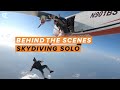 Record Breaking Skydiver Teaches Rookies to Skydive Solo | Behind the Scenes