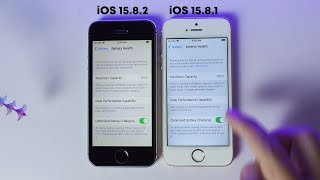 iOS 15.8.2 Vs iOS 15.8.1 on iPhone SE Speed Test