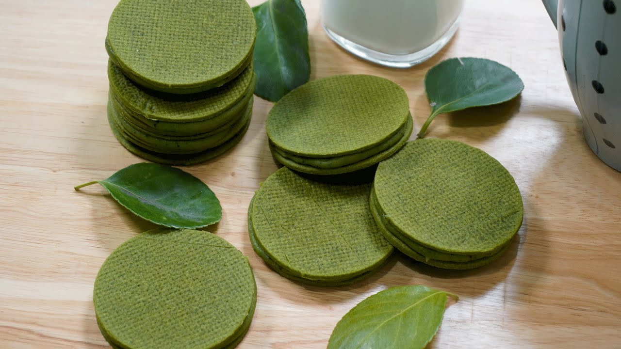녹차 가나슈 샌드 쿠키 만들기 l Green Tea Ganache Sand Cookie Recipe YouTube