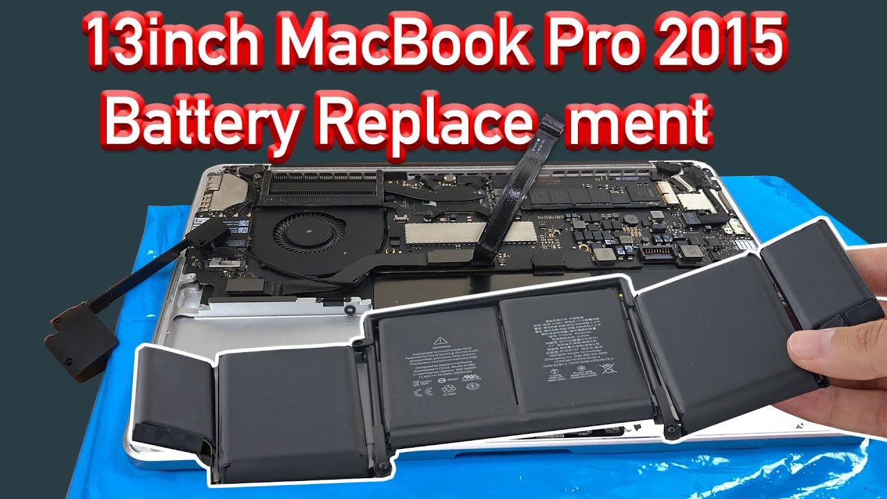 How To Replace 13 Inch Macbook Pro 15 Battery Youtube