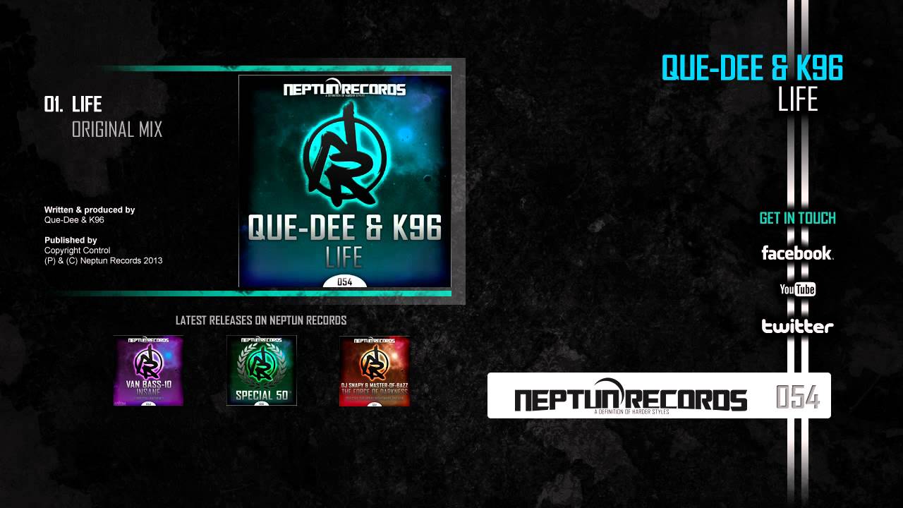 Watch Que-Dee & K96 - Life (Original Mix) / Official Preview on YouTube Watch Que-Dee & K96 - Life (Original Mix) / Official Preview on YouTube