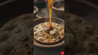 Indian Grandma Makes Jaggery Roti on Traditional Chulha 🔥 #shorts