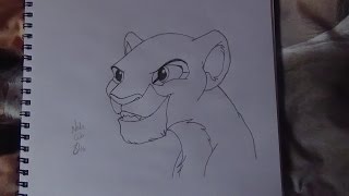 The Lion King | Drawing Nala Cub