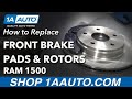 How to Replace Front Brakes 2009-18 Ram 1500