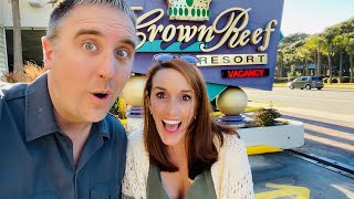 Crown Reef Beach Resort and Waterpark  Myrtle Beach, SC  Room Tour and Review  Should You Go?