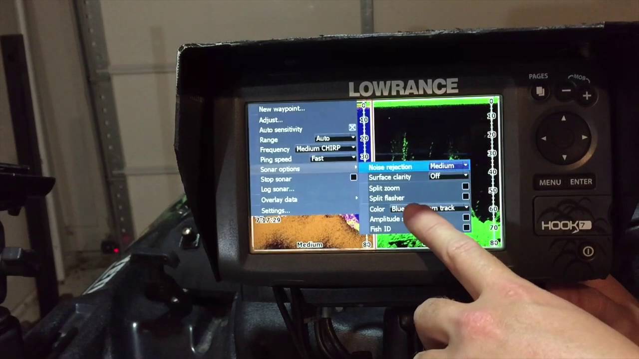 Lowrance Hook 7 Fish Finder - YouTube